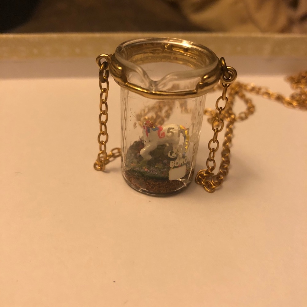 Broken Stern Design Works unicorn beaker necklace